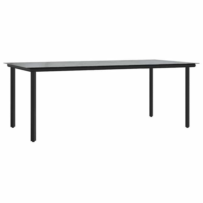 Set da pranzo 7 pcs Grigio chiaro Poly Rattan 3261717