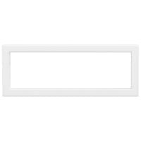 Reggimensole per Lavabo 2 pz Bianche Rettangolari in Acciaio 4007264