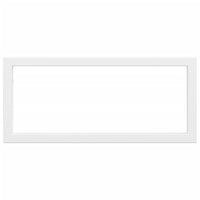 Reggimensole per Lavabo 2 pz Bianche Rettangolari in Acciaio 4007265