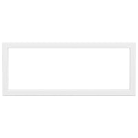 Reggimensole per Lavabo 2 pz Bianche Rettangolari in Acciaio