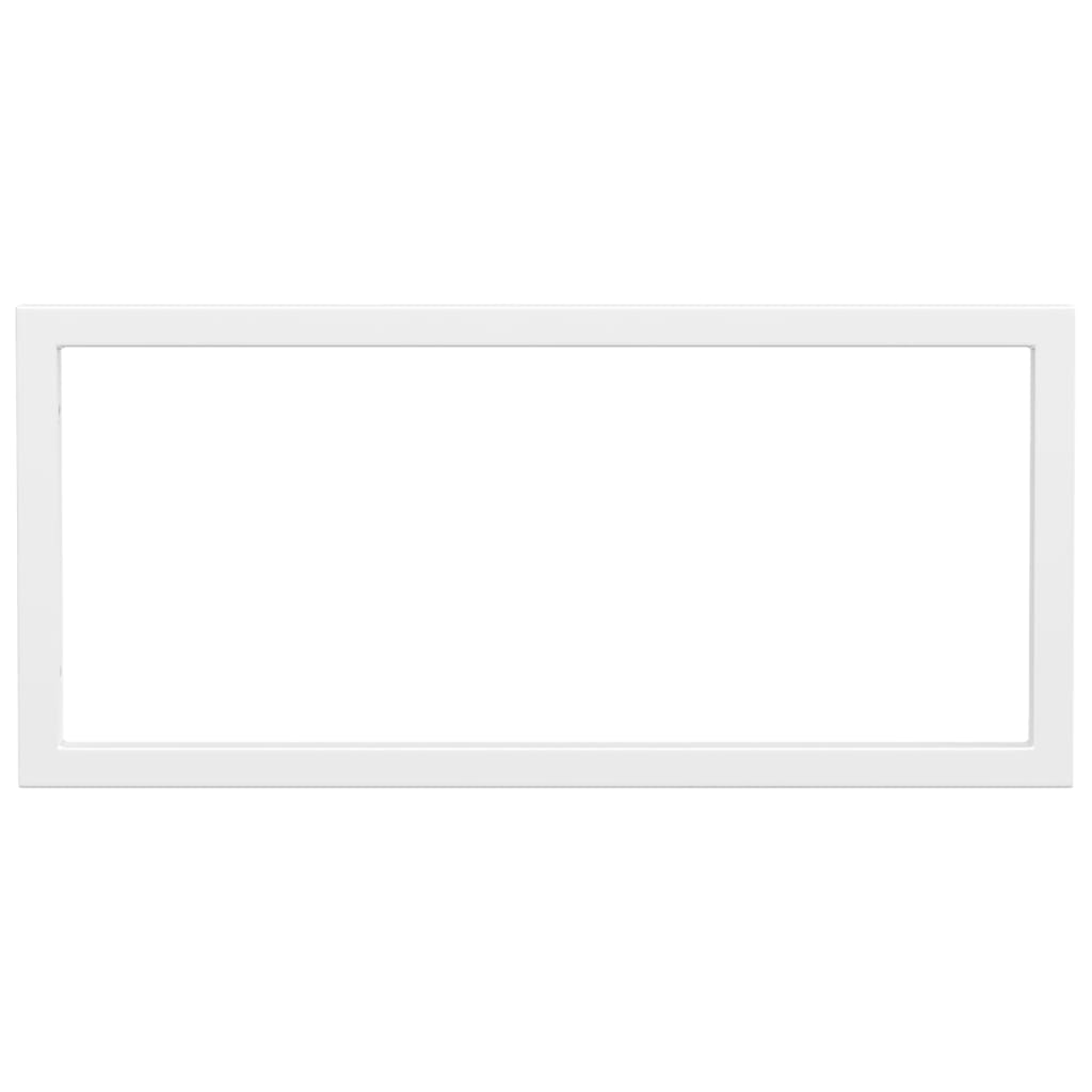 Reggimensole per Lavabo 2 pz Bianche Rettangolari in Acciaio 4007267