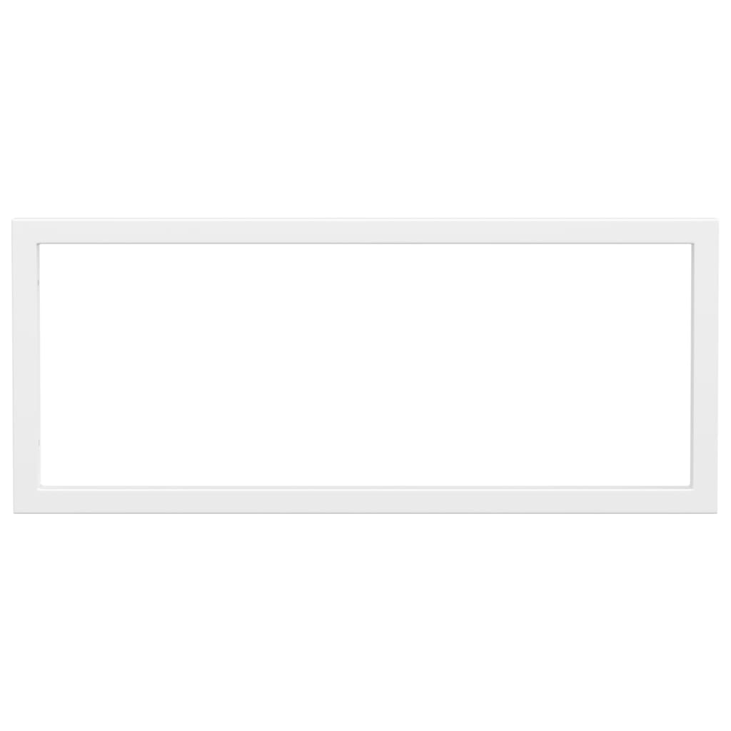 Reggimensole per Lavabo 2 pz Bianche Rettangolari in Acciaio 4007268