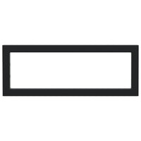 Reggimensole per Lavabo 2 pz Nere Rettangolari in Acciaio 4007271