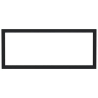 Reggimensole per Lavabo 2 pz Nere Rettangolari in Acciaio 4007275