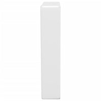 Reggimensole per Lavabo 2 pz Bianche Trapezio in Acciaio 4007278