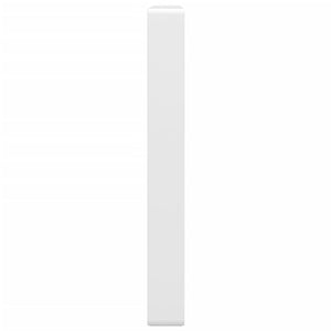 Reggimensole per Lavabo 2 pz Bianche Trapezio in Acciaio 4007282