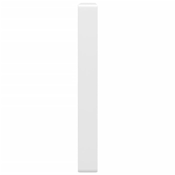 Reggimensole per Lavabo 2 pz Bianche Trapezio in Acciaio 4007282