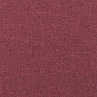 vidaXL Chaise Lounge con Cuscini Rosso Vino in Tessuto