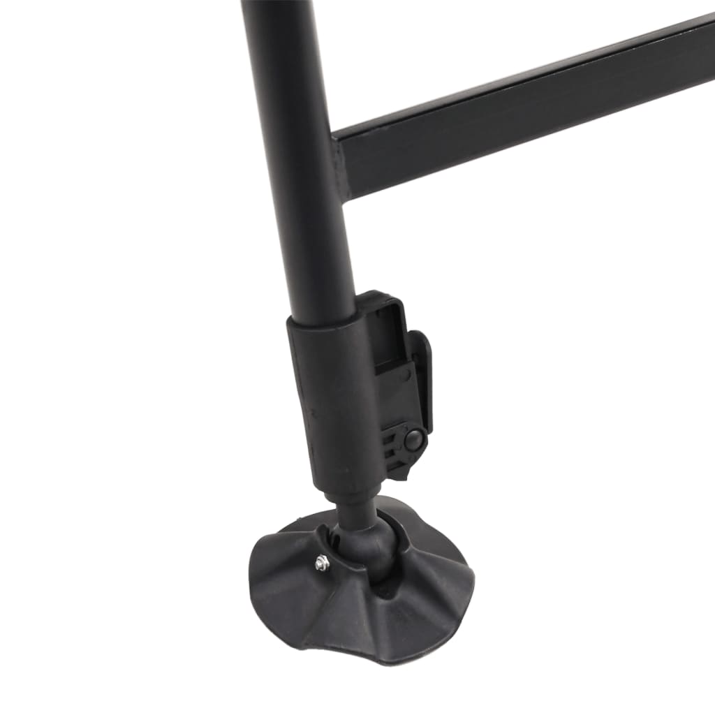 Letto da Pesca Gambe Anti Fango Regolabili Pieghevole Verde 4006422