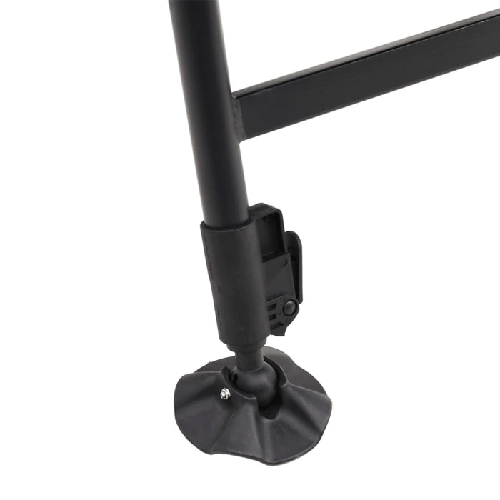 Letto da Pesca Gambe Anti Fango Regolabili Pieghevole Verde 4006422