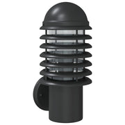 Applique da esterno versatile di design per giardino 15 x 15 x 33,5 cm acciaio inox nero 02_0056571