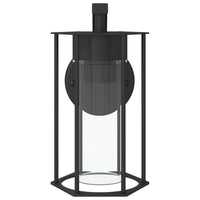 Applique da Esterno 2 pz Nere in Acciaio Inossidabile 4006259