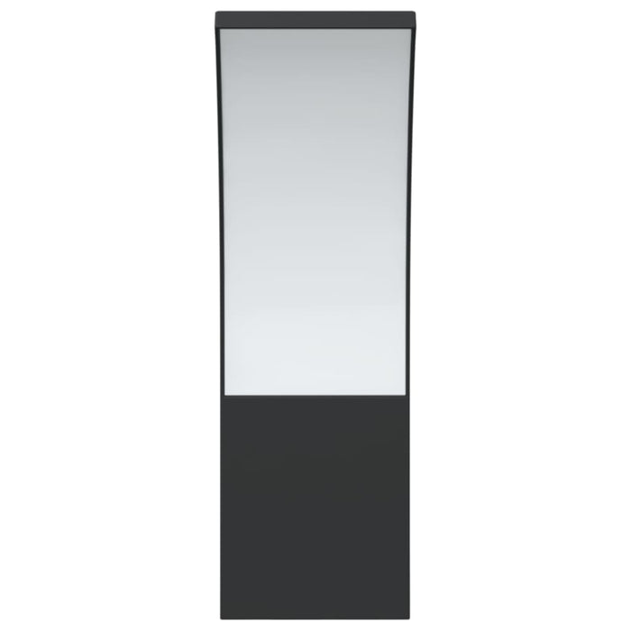 Applique per Esterni con LED 2 pz Nere Alluminio Pressofuso