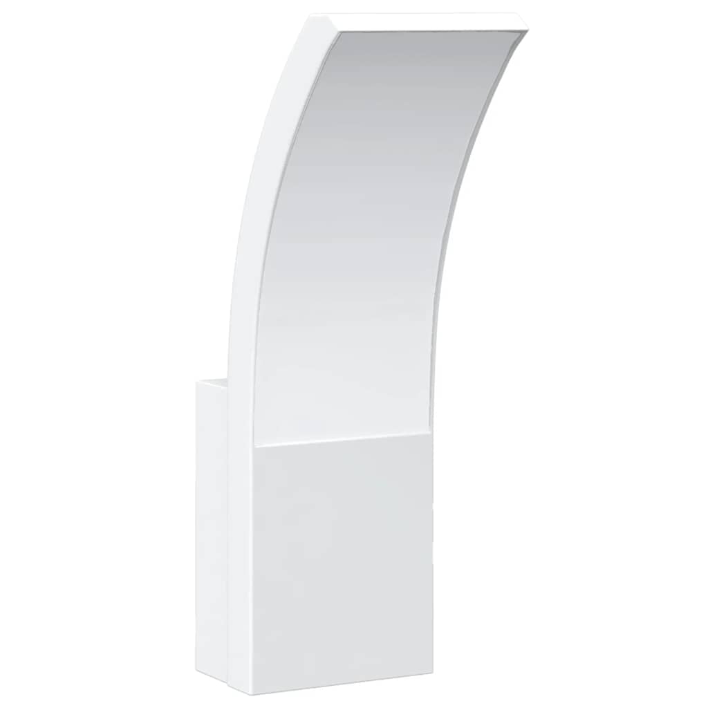 Set di 2 applique LED per esterni 7 x 4,5 x 23 cm resistenti alle intemperie design moderno alluminio bianco 02_0056580