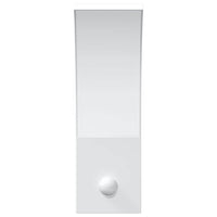 vidaXL Applique con LED e Sensore 2 pz Bianche in Alluminio Pressofuso