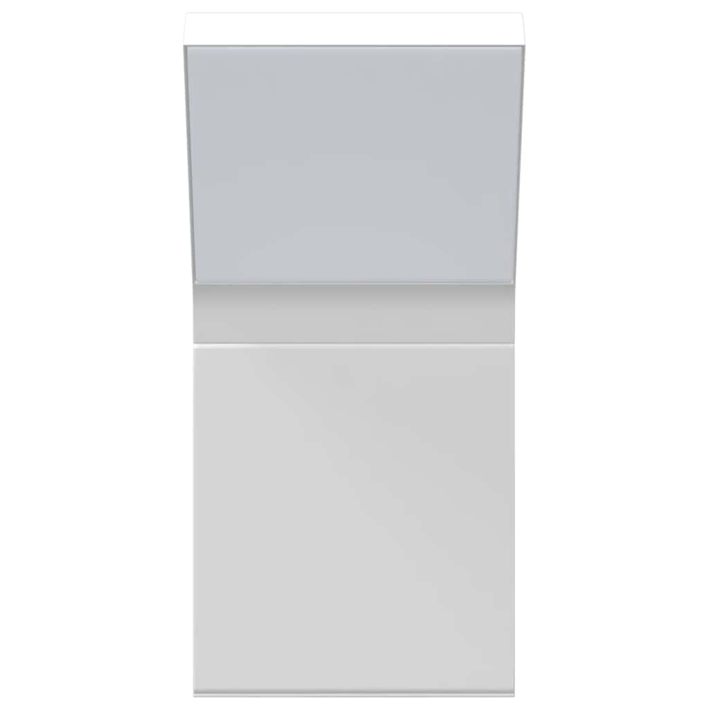 vidaXL Applique per Esterni con LED Bianca in Alluminio Pressofuso