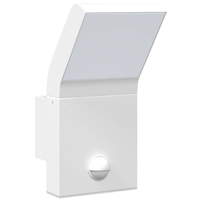 Applique con LED e Sensore 2 pz Bianche in Alluminio Pressofuso 4006275
