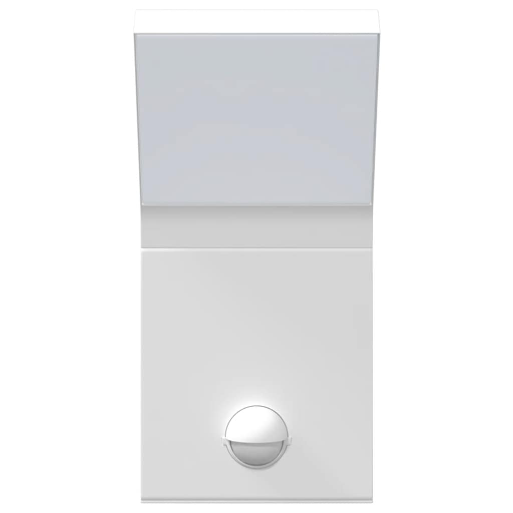 Applique con LED e Sensore 2 pz Bianche in Alluminio Pressofuso 4006275