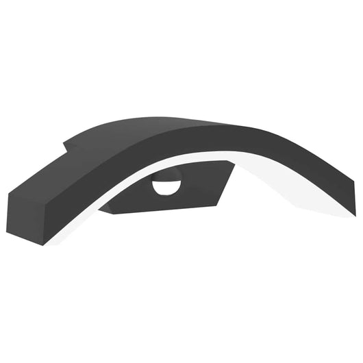 vidaXL Applique con LED e Sensore Nera in Alluminio Pressofuso