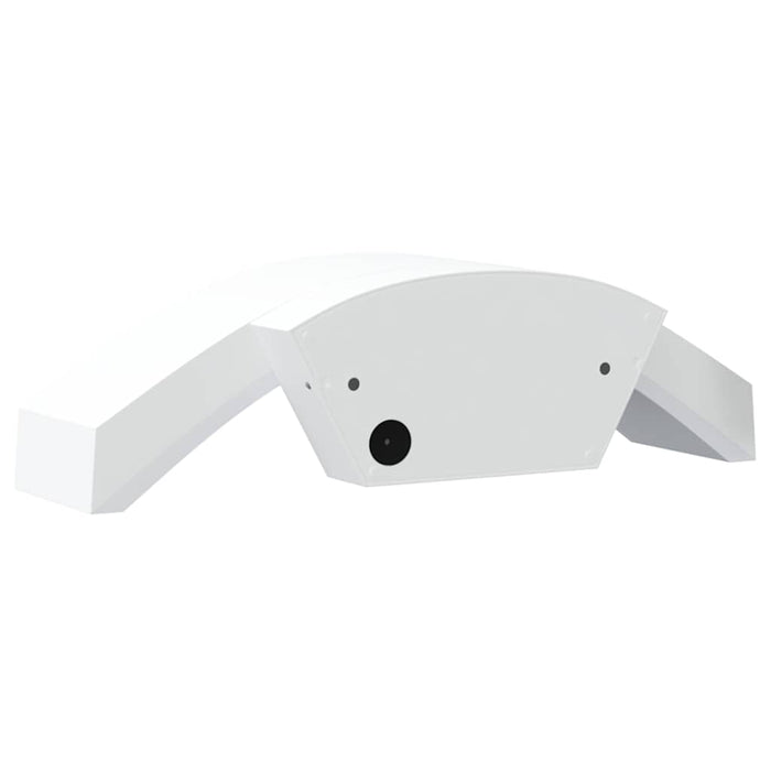 Applique per Esterni con LED 2 pz Bianche Alluminio Pressofuso 4006281