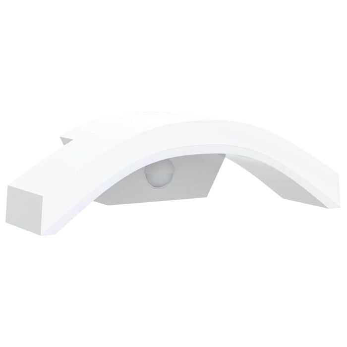 Applique con LED e Sensore 2 pz Bianche in Alluminio Pressofuso 4006283