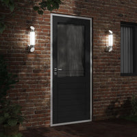 vidaXL Applique da Esterno Argento in Acciaio Inossidabile