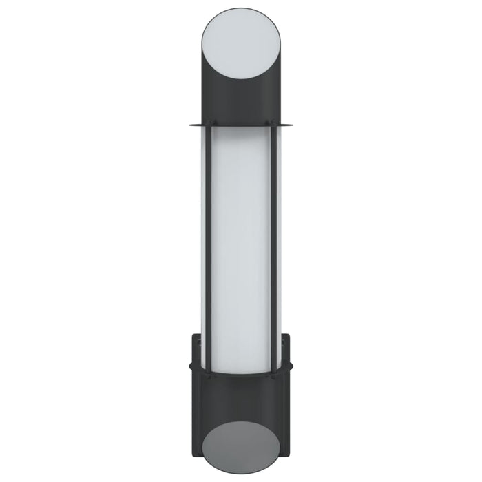 Applique da Esterno 2 pz Nere in Acciaio Inossidabile 4006295