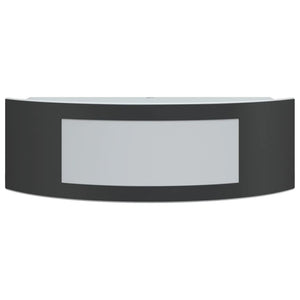 Applique da Esterno 2 pz Nere in Acciaio Inossidabile 4006305