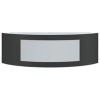 Applique da Esterno 2 pz Nere in Acciaio Inossidabile