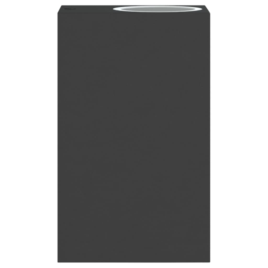 Applique da Parete per Esterni 2 pz Nere Alluminio Pressofuso 4006307