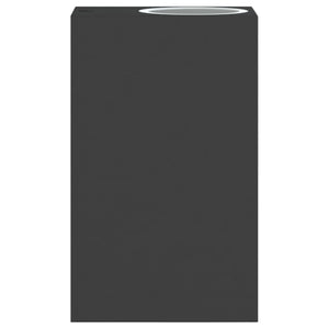 Applique da Parete per Esterni 2 pz Nere Alluminio Pressofuso 4006307