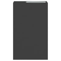 Applique da Parete per Esterni 2 pz Nere Alluminio Pressofuso