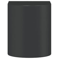 Applique per Esterni Nera in Alluminio Pressofuso