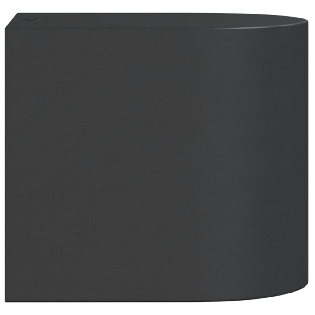 Applique da esterno dal design moderno per giardino 6,5 x 9 x 7,5 cm alluminio nero 02_0056623