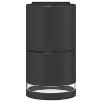 Applique da Parete per Esterni 2 pz Nere Alluminio Pressofuso 4006321