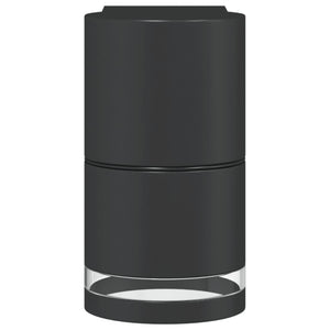 Applique da Parete per Esterni 2 pz Nere Alluminio Pressofuso 4006321