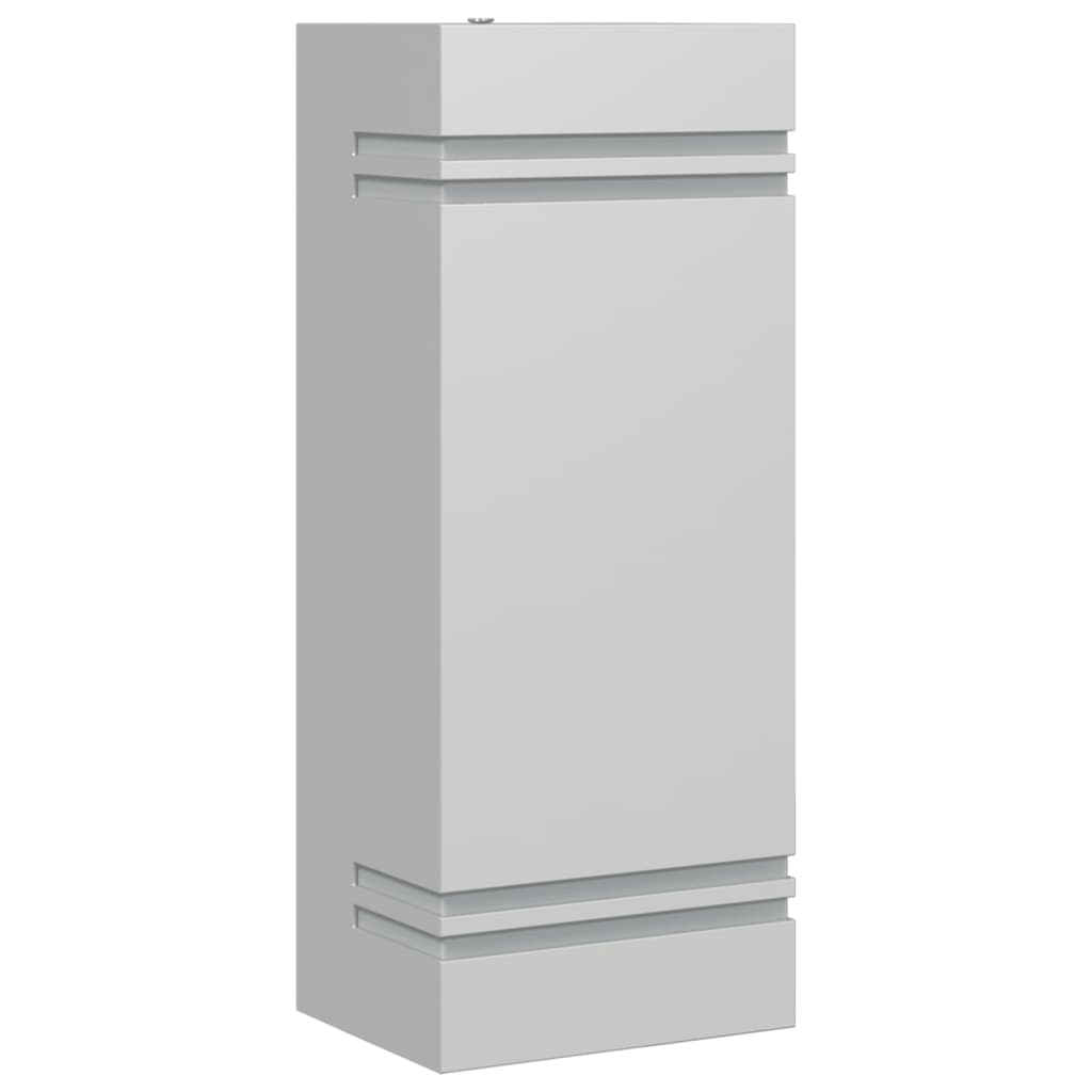 vidaXL Applique da Esterno Argento in Acciaio Inossidabile