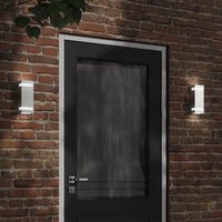 vidaXL Applique da Esterno Argento in Acciaio Inossidabile