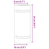 Applique per Esterni Nera in Alluminio Pressofuso 4006331