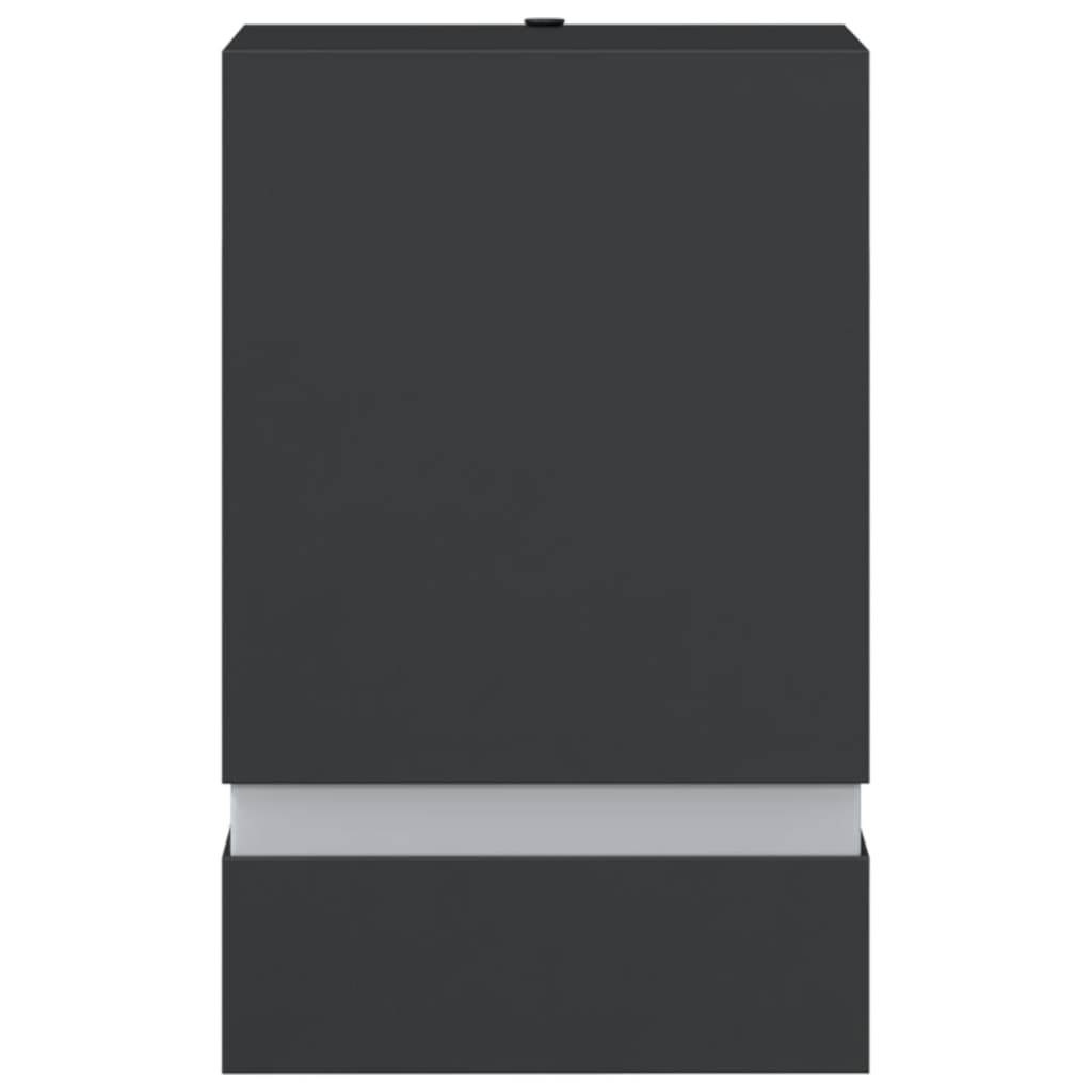 Applique da Esterno 2 pz Nere in Acciaio Inossidabile 4006334