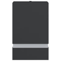 Applique da Esterno 2 pz Nere in Acciaio Inossidabile 4006334