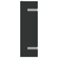 vidaXL Applique da Esterno Nera in Acciaio Inossidabile