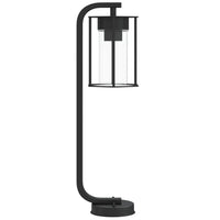 Lampada da Terra per Esterni Nera 60 cm in Acciaio Inox 4006345