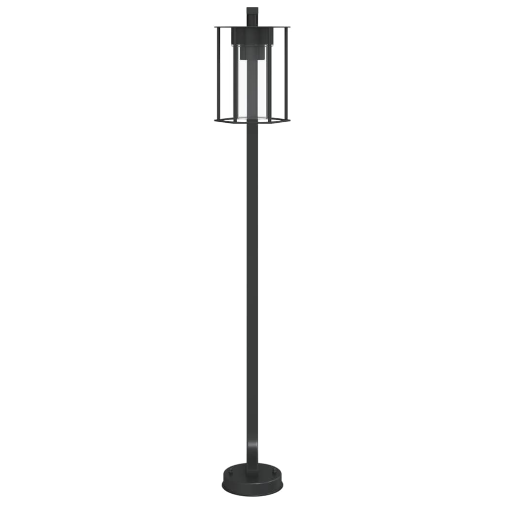 Lampada da Terra per Esterni Argento 100 cm in Acciaio Inox 4006347