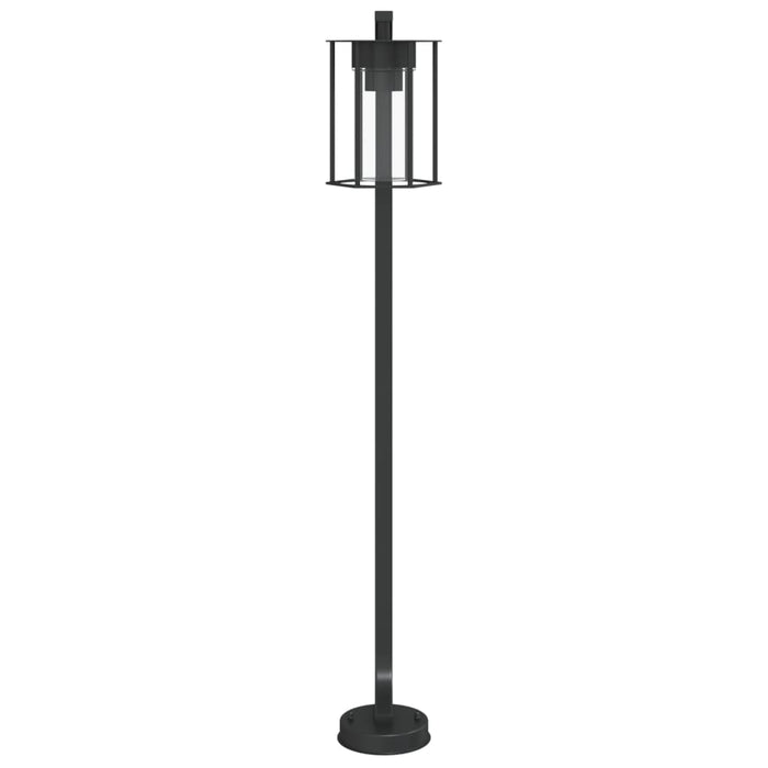 Lampada da Terra per Esterni Argento 100 cm in Acciaio Inox 4006347