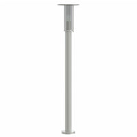 Lampada da Terra per Esterni Argento 100 cm in Acciaio Inox 4006351