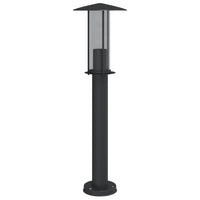 Lampada da Terra per Esterni Nera 60 cm in Acciaio Inox 4006353