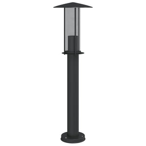 vidaXL Lampade da Terra per Esterni 3 pz Nere 60 cm in Acciaio Inox