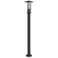 Lampada da Terra per Esterni Argento 100 cm in Acciaio Inox 4006355