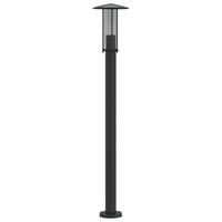 Lampada da Terra per Esterni Argento 100 cm in Acciaio Inox 4006355